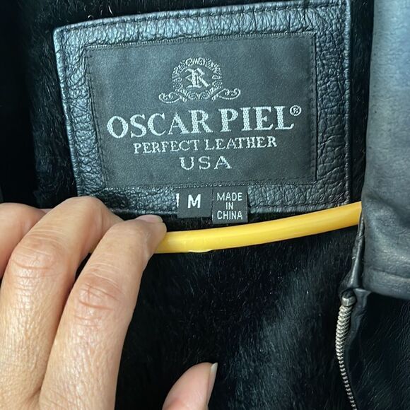 ÓSCAR PIEL LEATHER JACKET - Picture 8 of 13